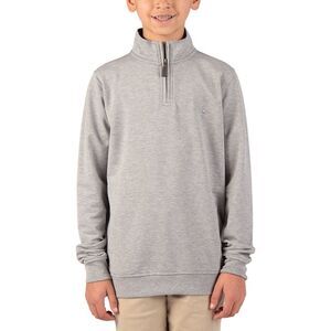 Tailorbyrd Boys  Fleece 1/4-Zip Pullover, Grey